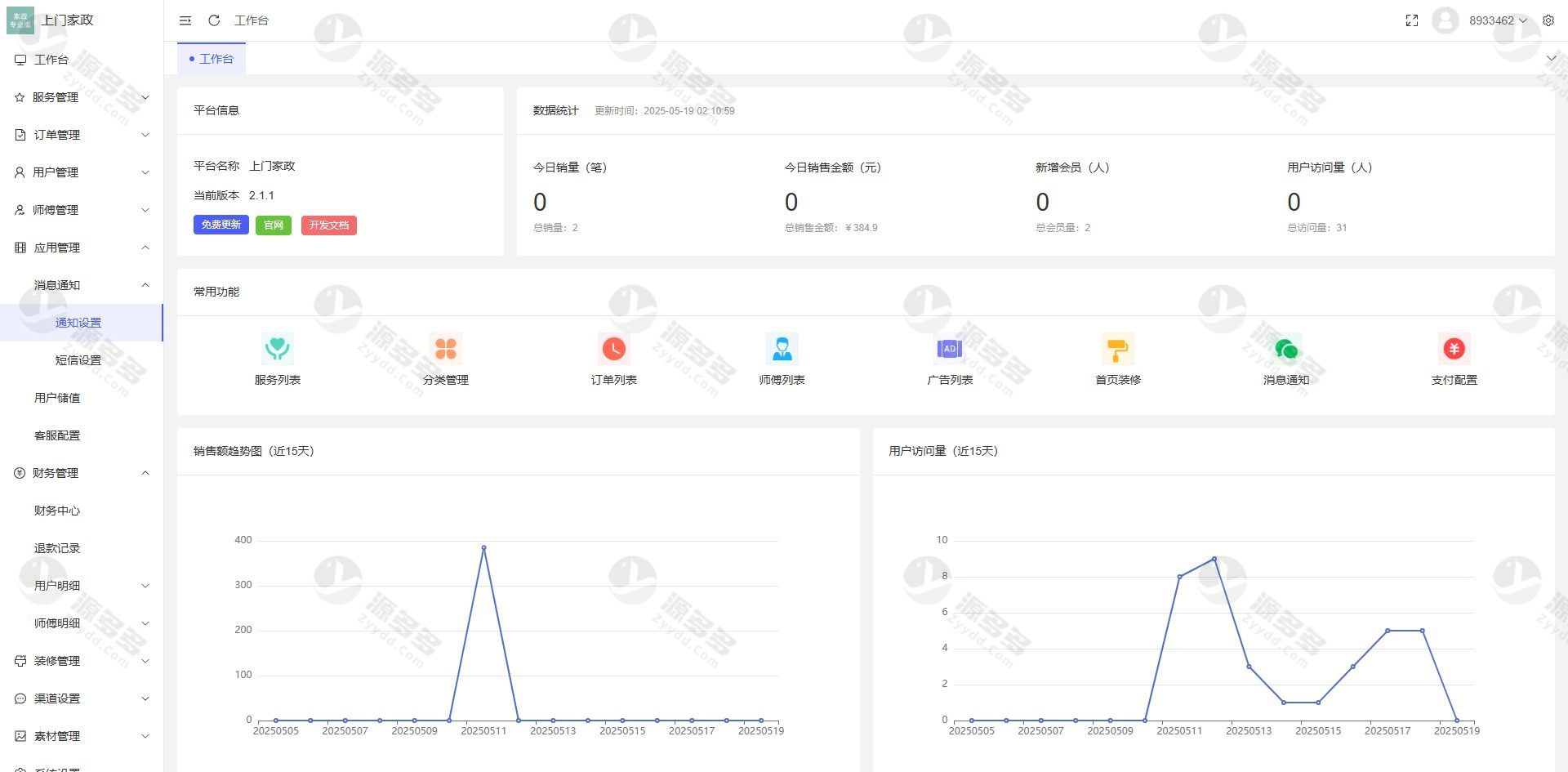 Likeshop 上门家政预约系统V2.1.1 开源版源码 ThinkPHP多端服务平台-效果图4