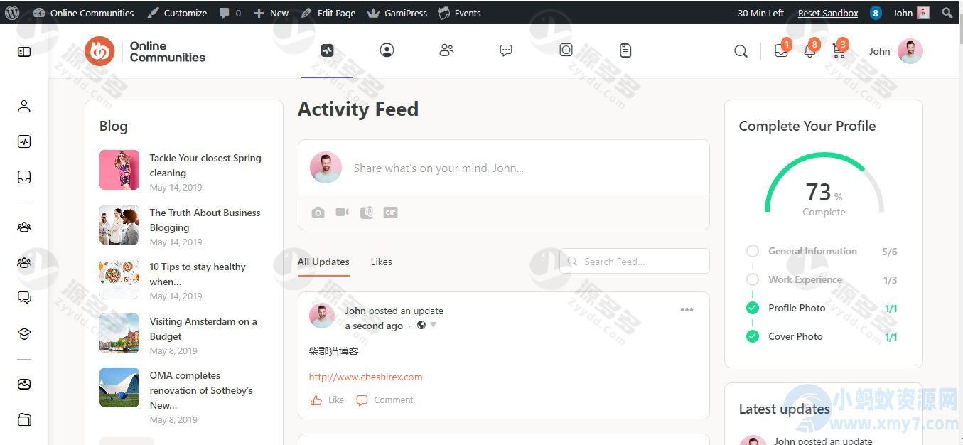 BuddyBoss Theme v2.20.1 社区社交主题 WordPress论坛建站模板-预览图
