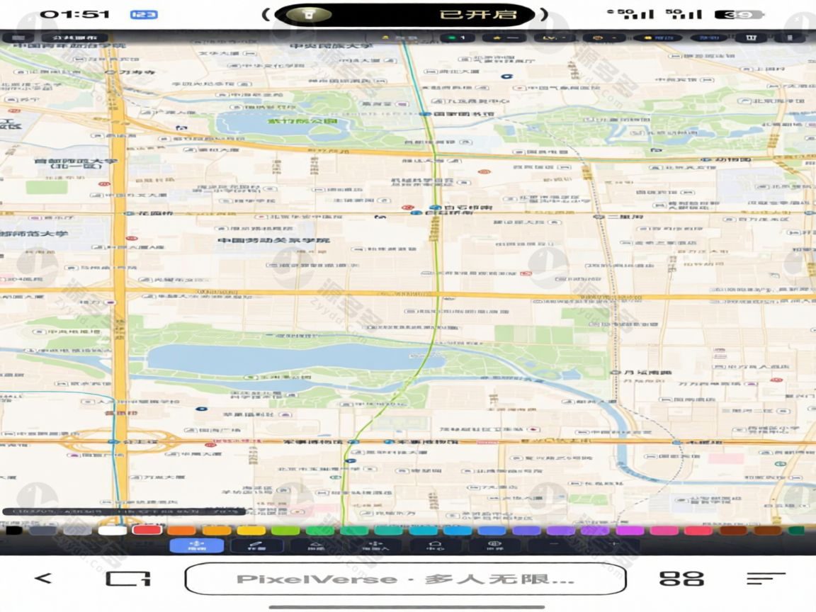 赛博拼豆仿WPlace多人在线涂鸦像素画布网站源码 Node.js实时协作-预览图