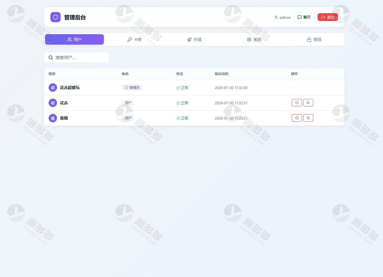 LightChat在线客服聊天室源码 PHP免WebSocket聊天系统 支持卡密授权与后台管理-效果图4